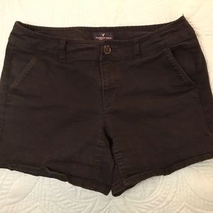 AE Black Midi Shorts sz: 8